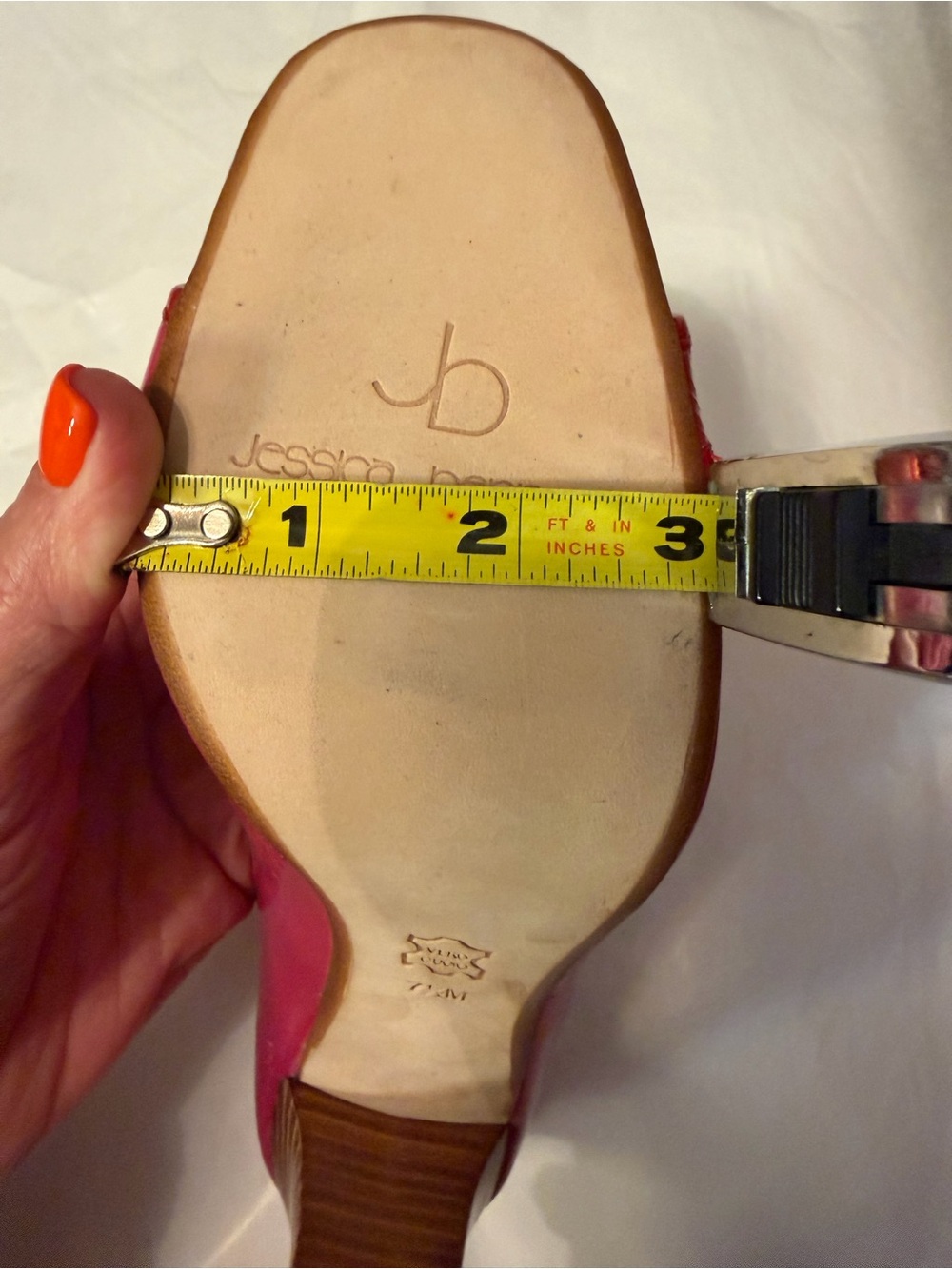 Jessica Bennett Pink Patent Buckle Pumps - Picture 13 of 16